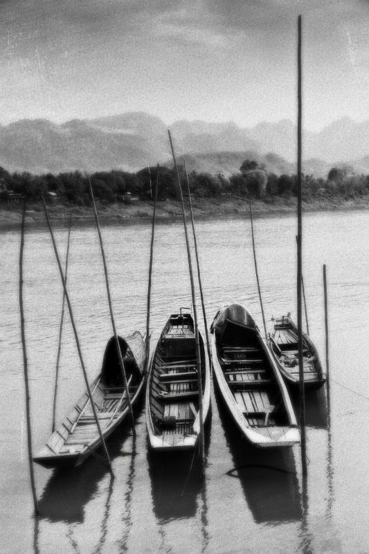 Barques sur le mékong - laos 2013